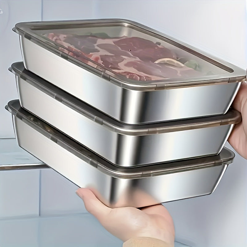 Stainless Steel Food Storage Containers Leakproof Stackable