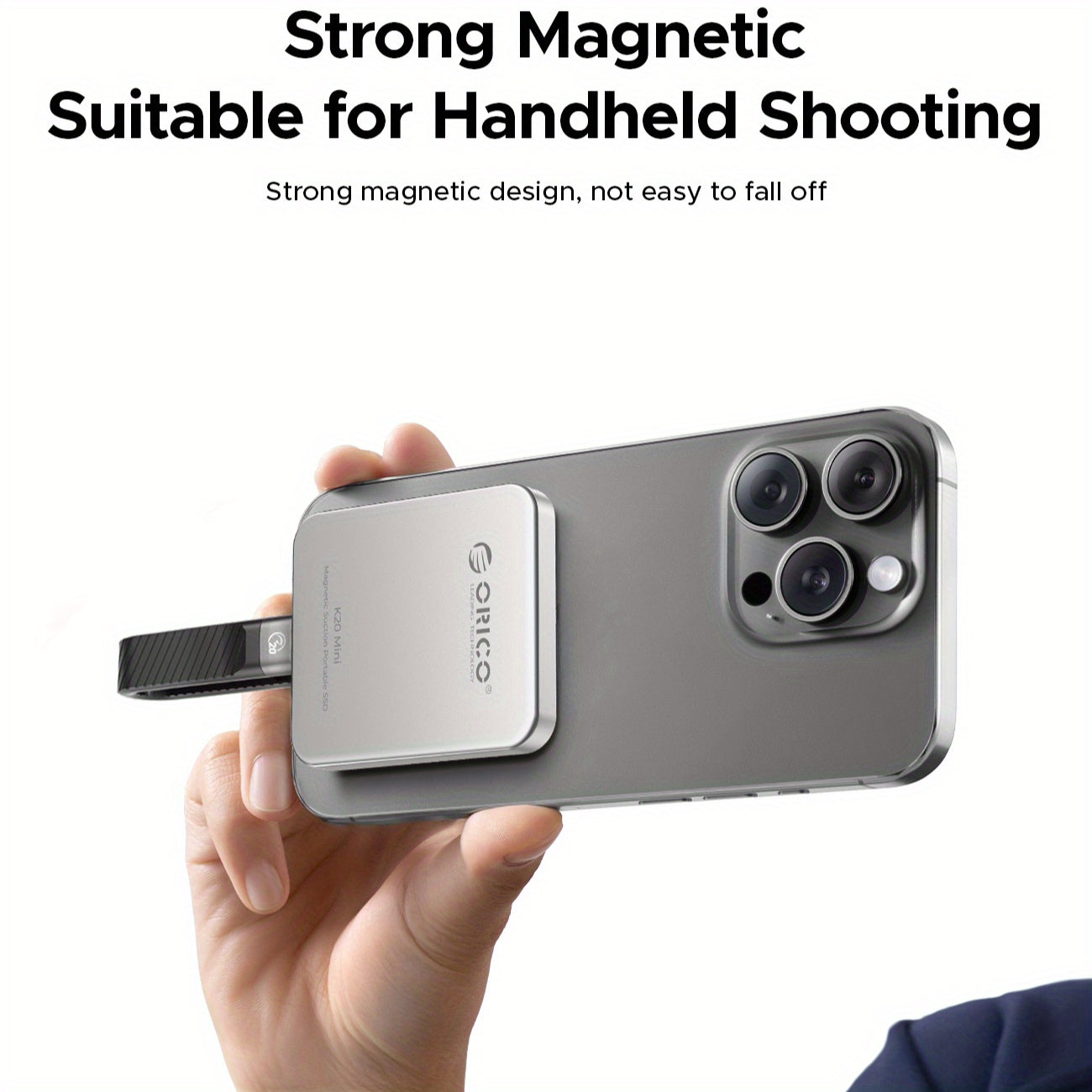 Magnetic External SSD ProRes HDR 4K for iPhone and PC