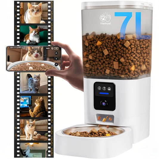 Automatic WiFi Pet Feeder for Cats and Dogs