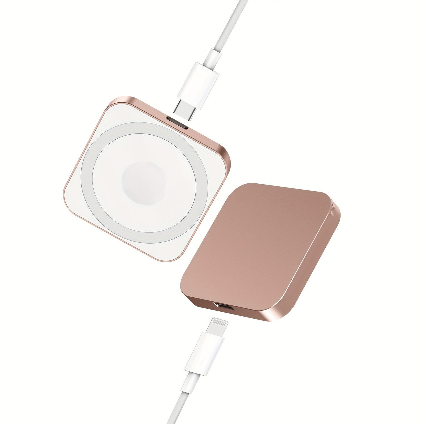 Mini Magnetic Wireless Charger With Dual Interface 15W