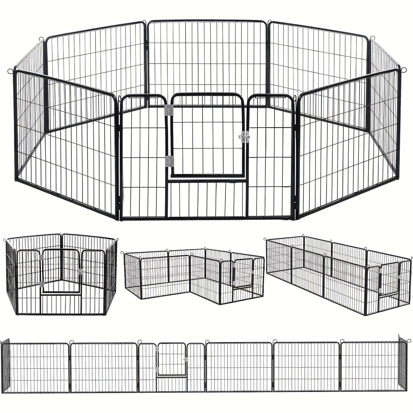 Portable Dog Fence for Indoor and Outdoor Pet Safety