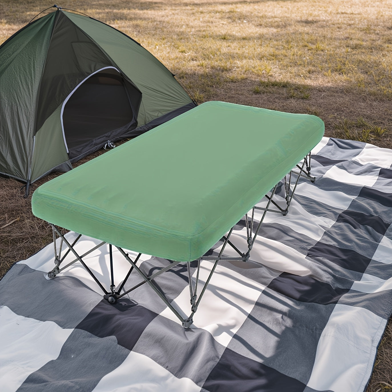Heavy Duty Inflatable Bed With Carry Bag For Indoor Use