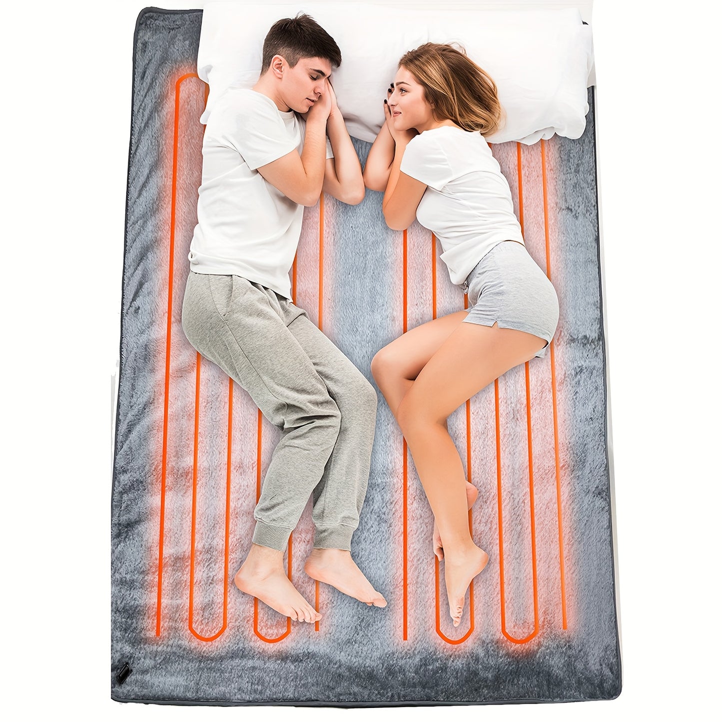 Fdit 12V Electric Heated Blanket For Cars Trucks SUVs RV