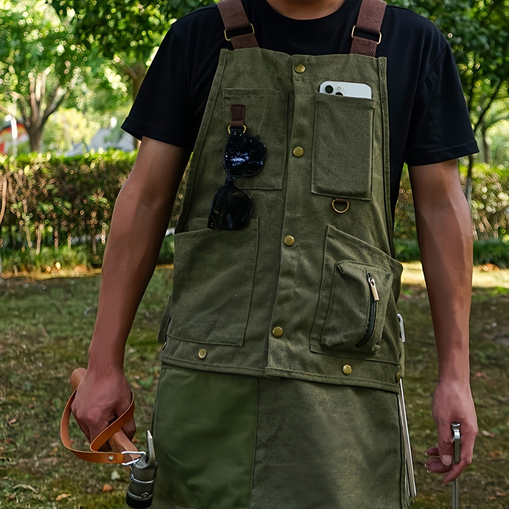 Multi-Purpose Outdoor Camping Vest for Gardening and Fishing