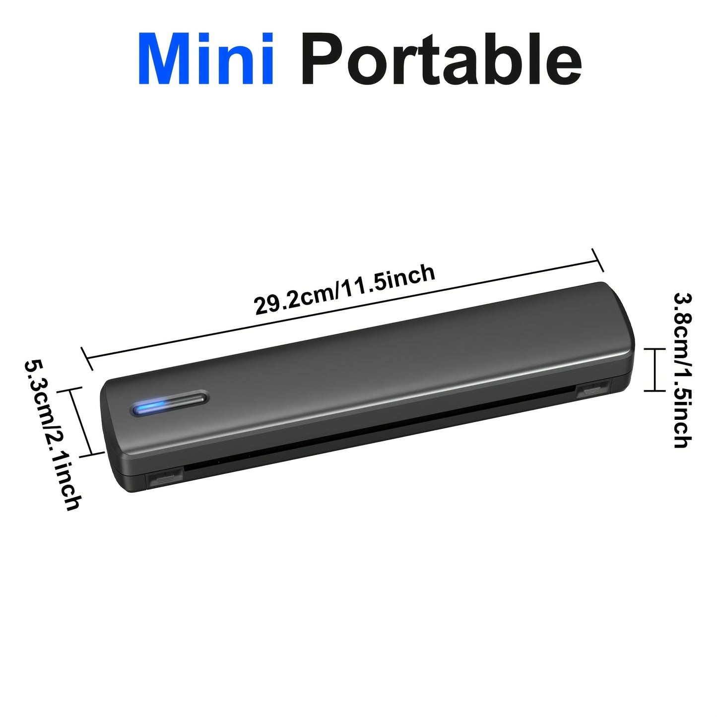 Portable Inkless Thermal Printer For Wireless Mobile Print