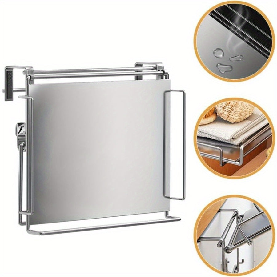 Stainless Steel Foldable Countertop Storage Rack Organizer