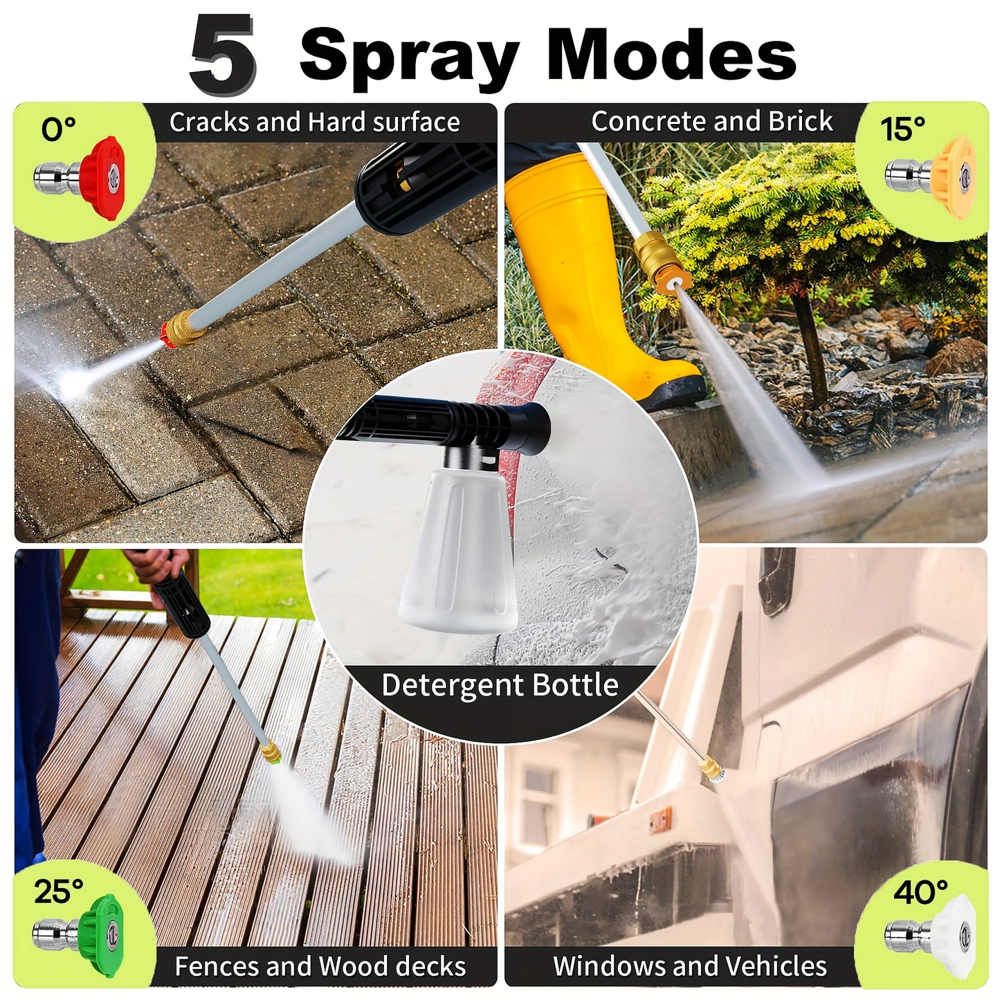 Heavy Duty Electric Pressure Washer With Foam Cannon