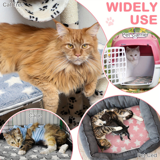 4 Pack Self Warming Cat Bed With Removable Cover Indoor