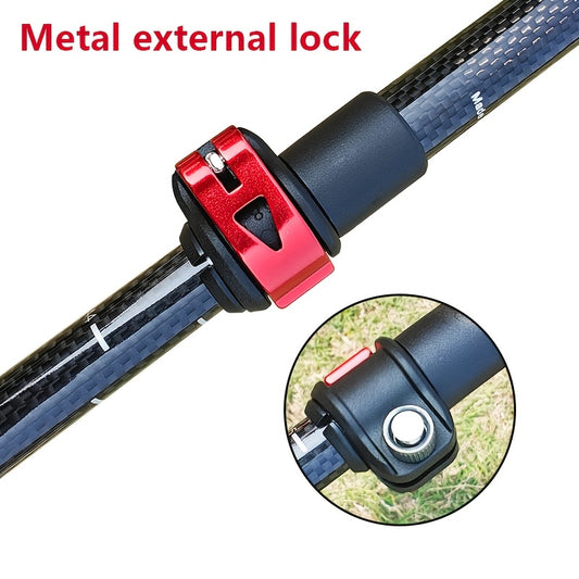 Lightweight Carbon Fiber Hiking Sticks Telescopic With Lock