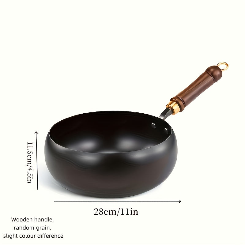 Heavy Duty Cast Iron Pan With Lid For Even Heat And Searing
