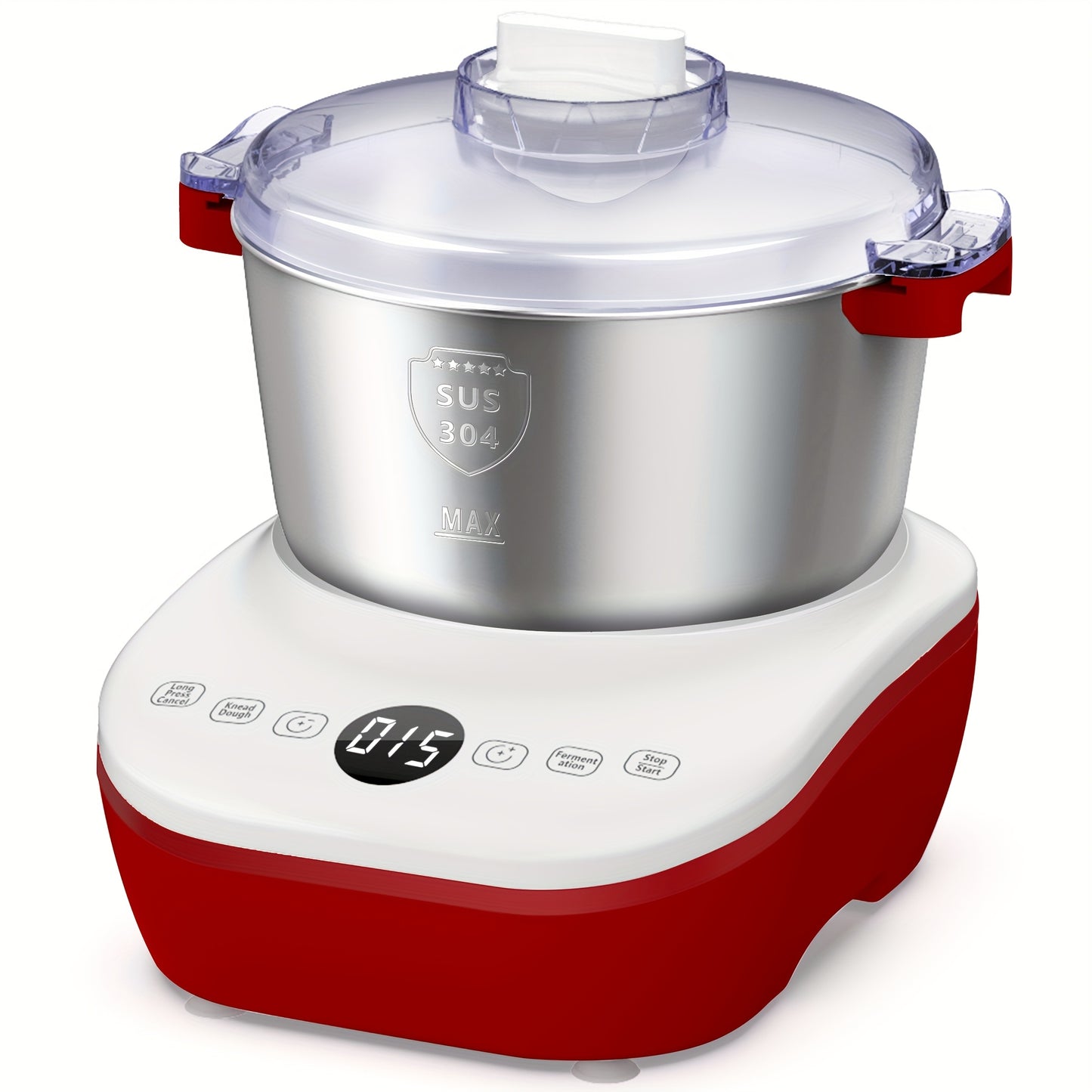 Dough Mixer With Ferment Function And Stainless Bowl
