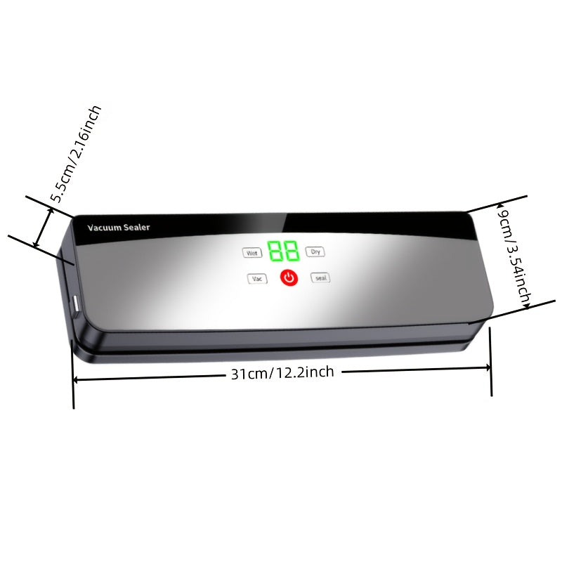 Automatic Food Sealer Portable Wireless Vacuum Sealer
