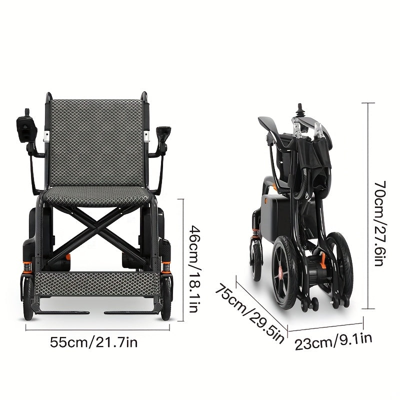 PerfCare Carbon Fiber Wheelchair Foldable Dual Battery