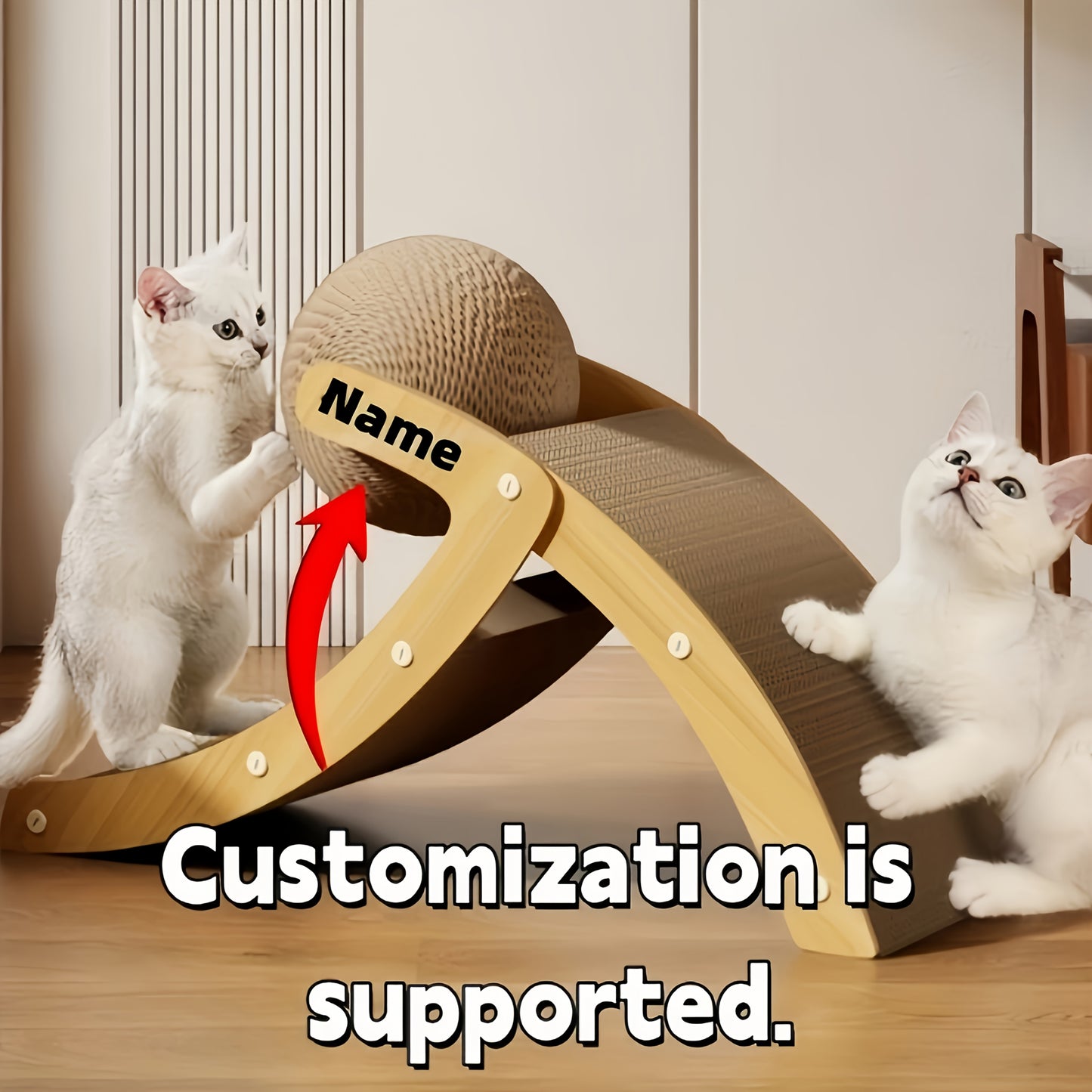 Sisal Cat Scratcher Board And Lounge Chair 2 In 1 Cat Bed