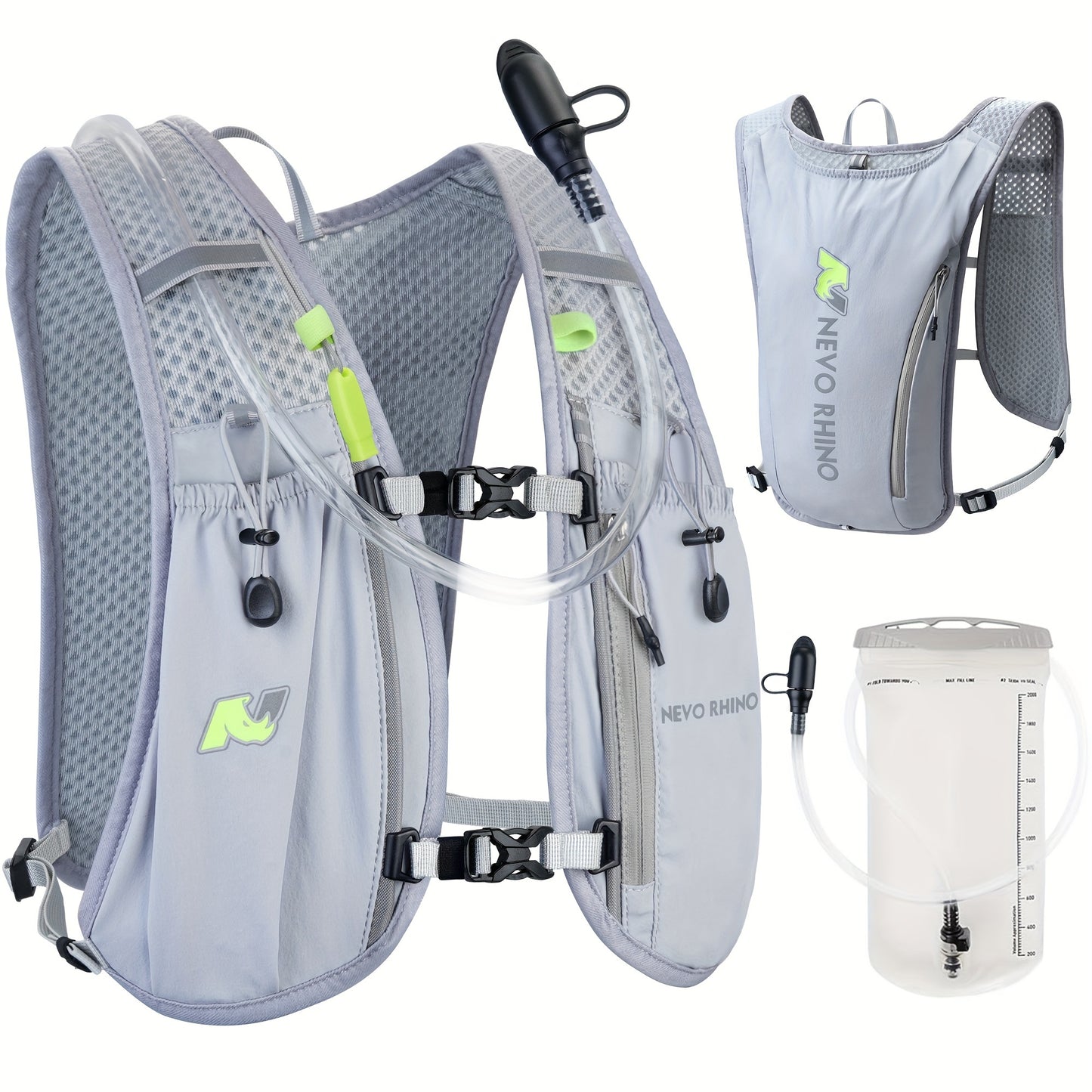 Hydration Running Vest With Water Bladder Lightweight Pack
