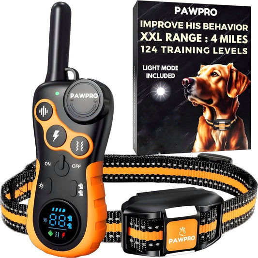 Long Range Dog Training Collar With Remote And Night Light