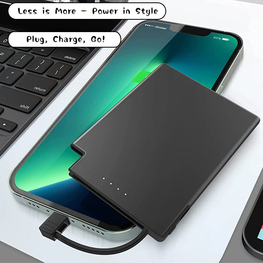 10000mAh Mini Slim Power Bank Emergency Backup Battery