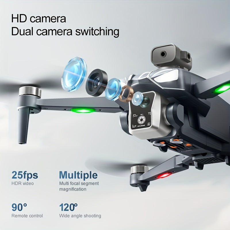 GPS Drone With Dual Lens HD Aerial Photos And Obstacle