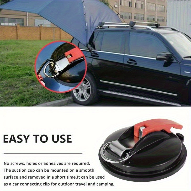 Heavy Duty Suction Cups With Secure Hook For Camping Tents