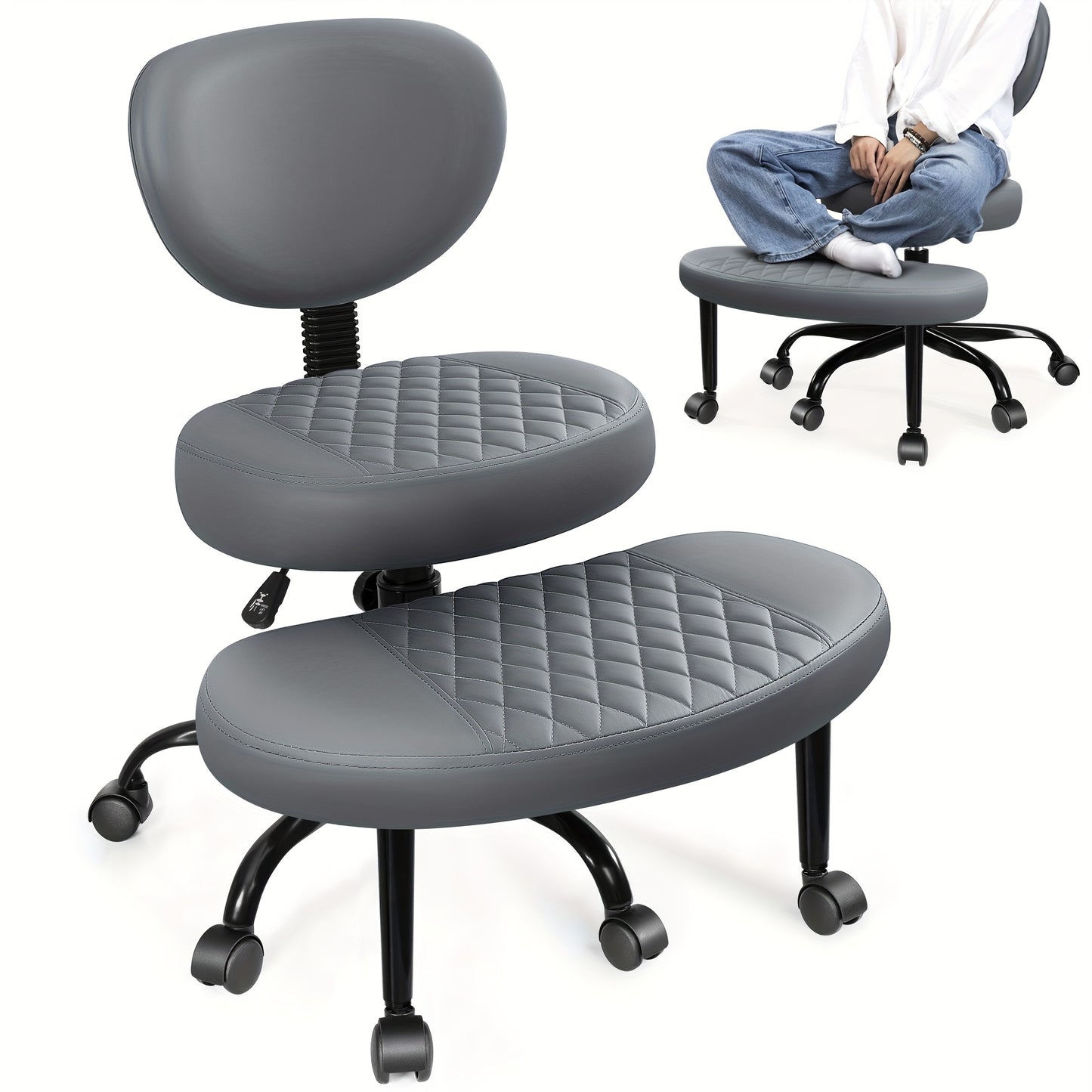 Primy Ergonomic Office Chair with Lumbar Support and Cushion