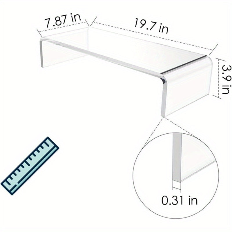 Acrylic CatProof Laptop Stand Monitor Riser Non Slip Base