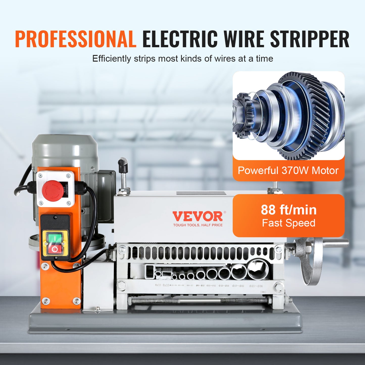 Automatic Wire Stripping Machine Motorized Cable Stripper