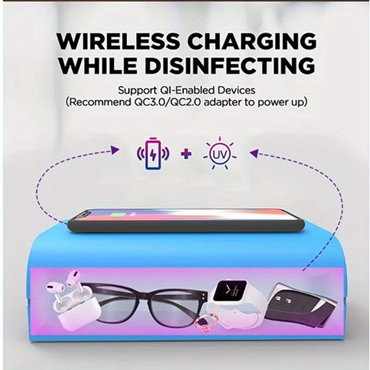 UV Sterilizer Wireless Charging Box Fast Disinfection Case