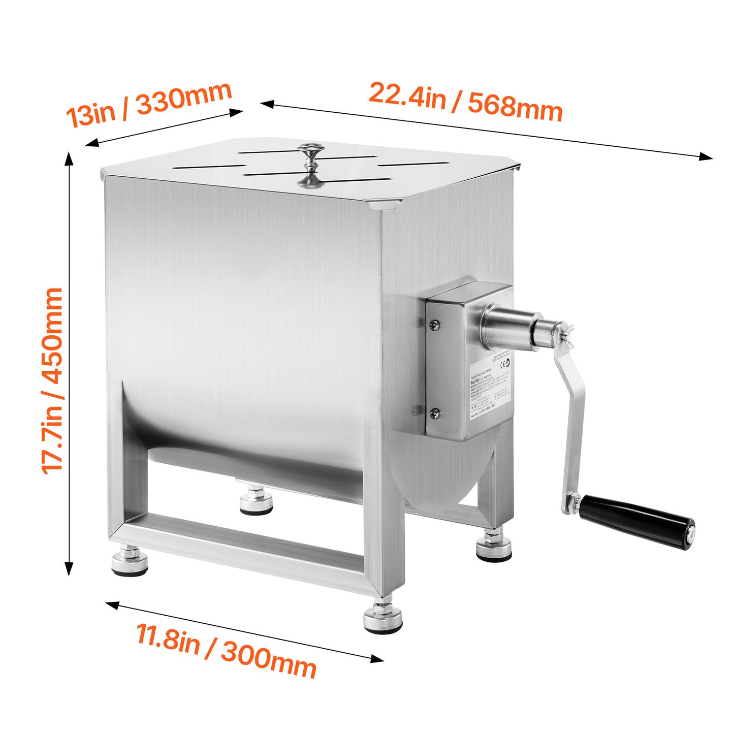 Manual Meat Mixer For Sausage And Ground Meat Mixing