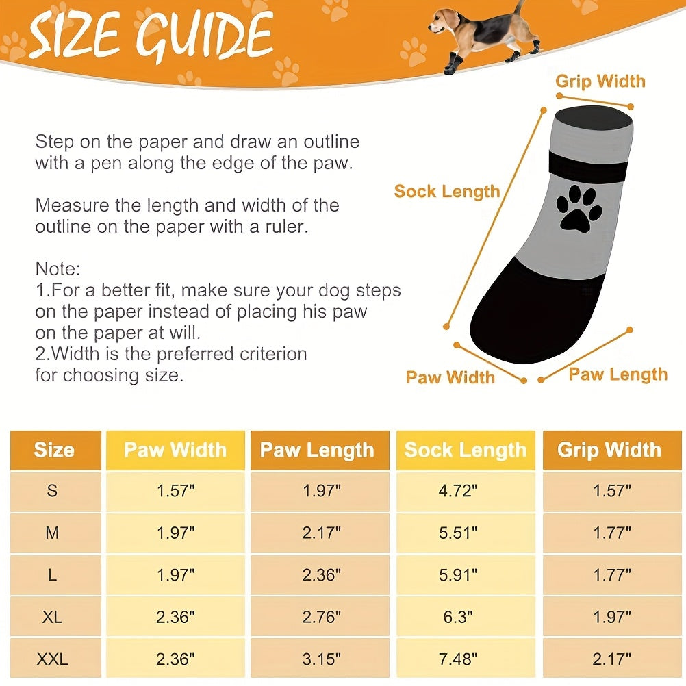 Dog Socks for Hardwood Floors and Outdoor Protection