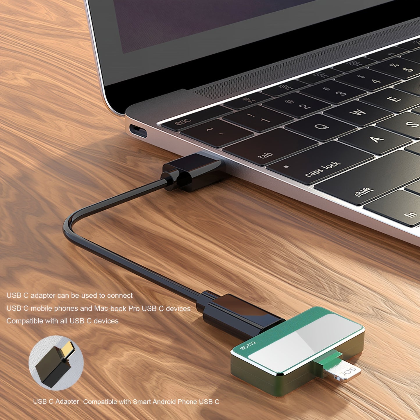 512GB Flash Drive for iPhone and Android Devices