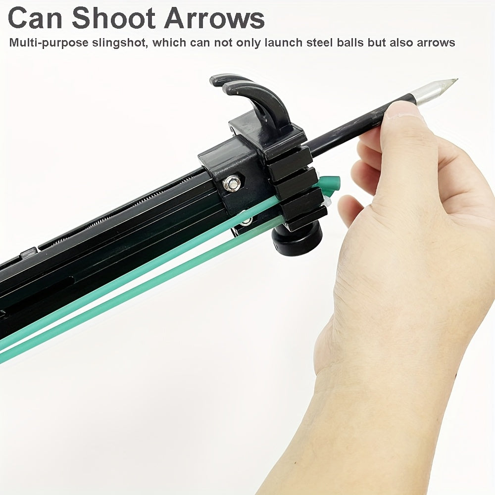 Outdoor Multi Purpose Slingshot With Automatic Trigger Arrows