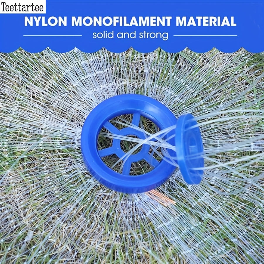 TEETTARTEE Lightweight Round Hand Trawling Net For Fishing