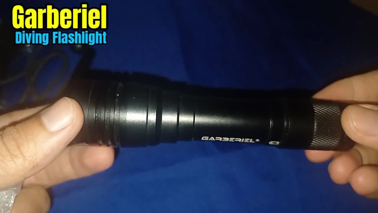 Super Bright Scuba Diving Flashlight 5000 Lumens Rechargeable 2 Pack