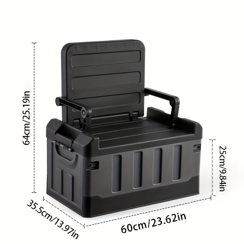 Foldable Car Storage Box Capacity Organizer For Travel