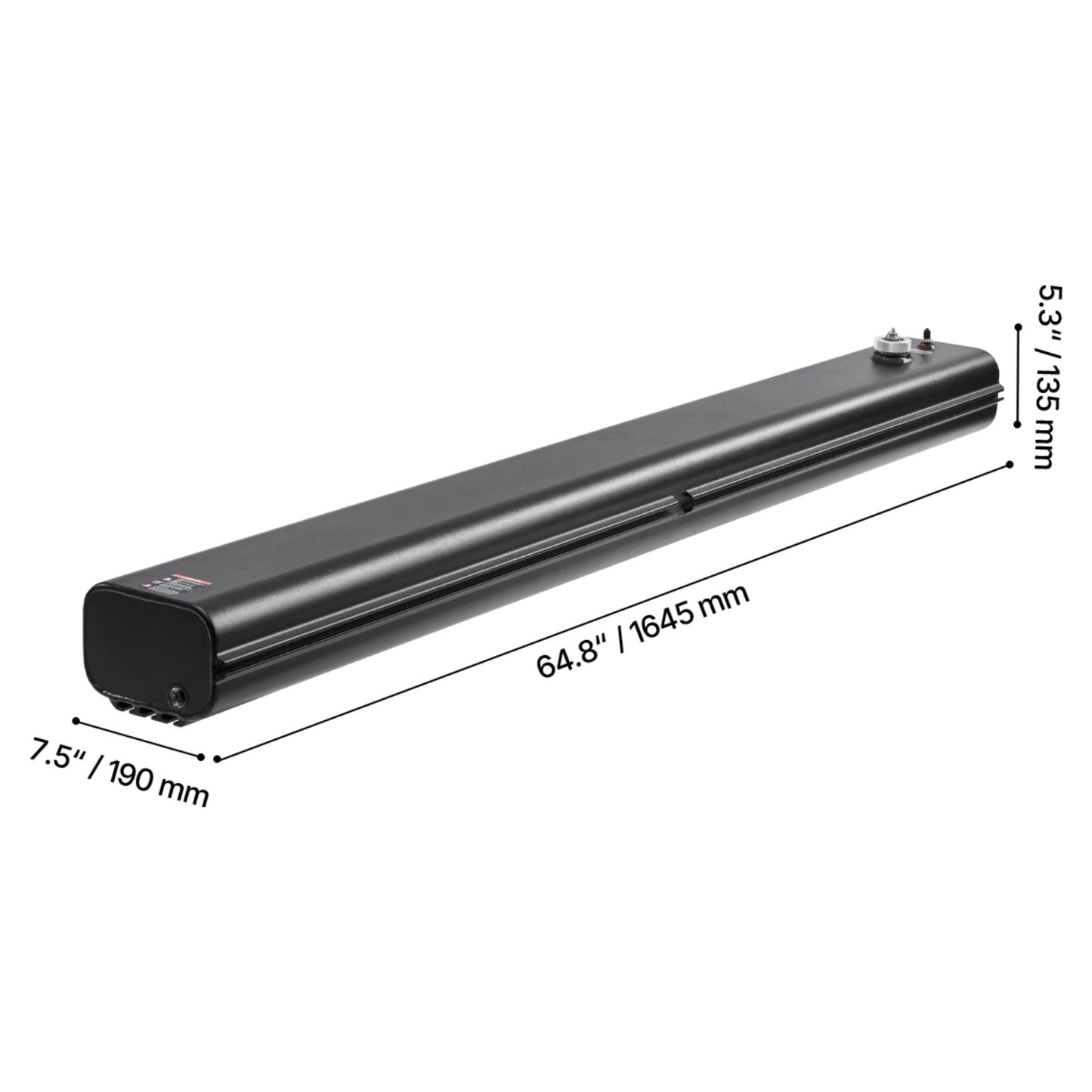 Portable Roof Rack Water Tank with Splash Guard Panel
