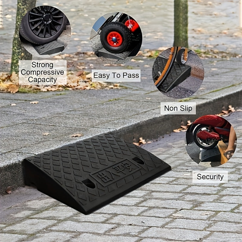 Portable Car Roadside Ramp for Mowers, Wheelchairs and Pets
