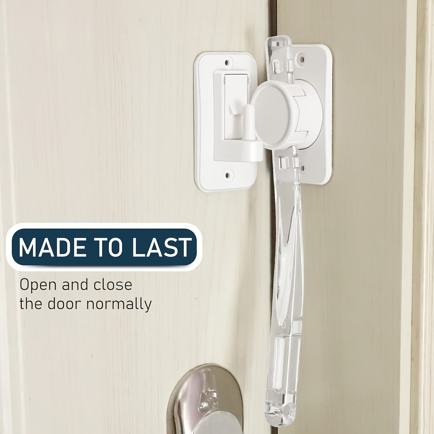 Adjustable Cat Door Latch And Stopper For Outdoor Use