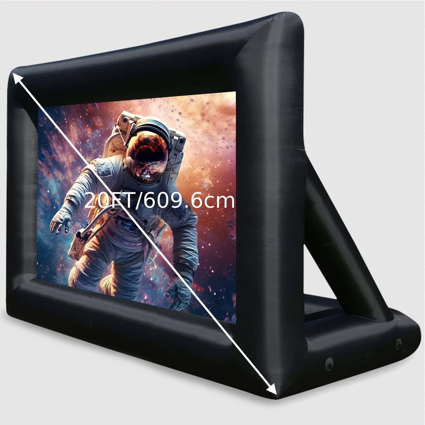 Inflatable Outdoor Movie Screen for Backyard Fun and Entertainment
