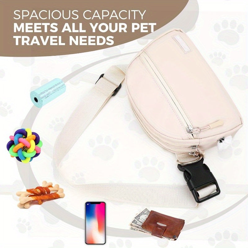 Hands Free Dog Training Belt Bag With Poop Bag Dispenser