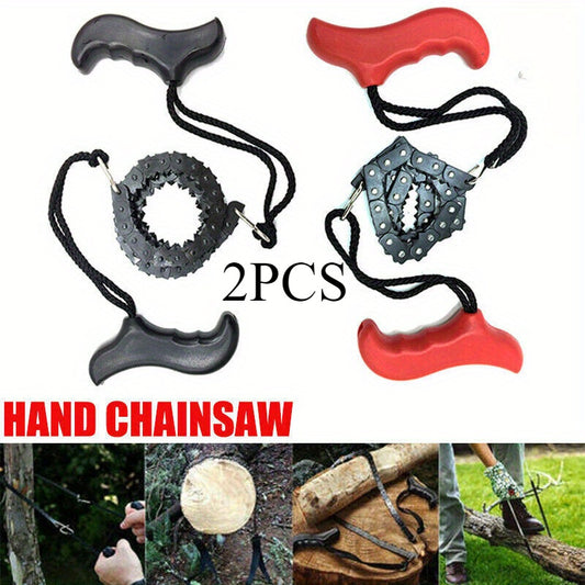 Pocket Hand Chain Saw for Woodworking Camping and Hiking