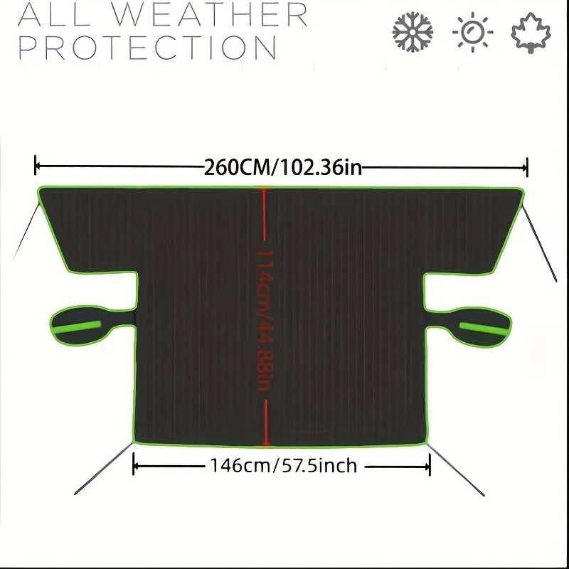 Universal Winter Windshield Cover With UV Protection