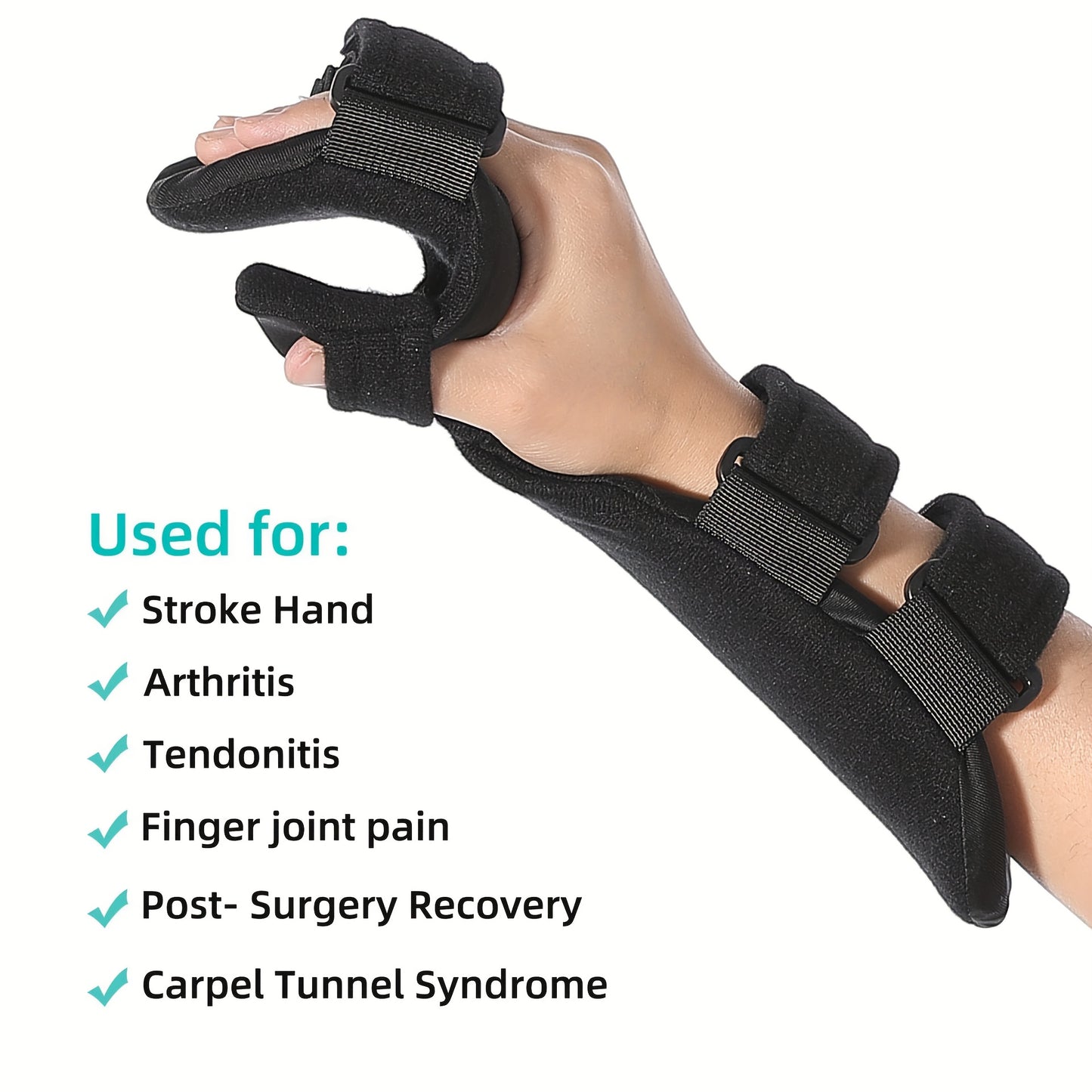 Adjustable Hand Splint Finger Separator And Thumb Stabilizer Carpal Tunnel