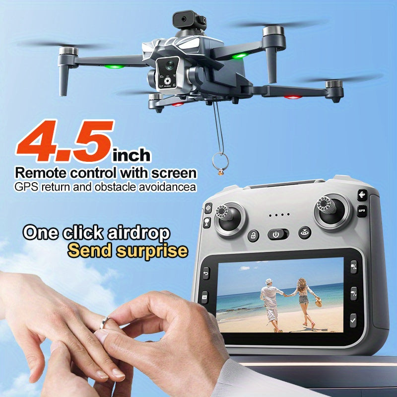 GPS Drone With Dual Lens HD Aerial Photos And Obstacle
