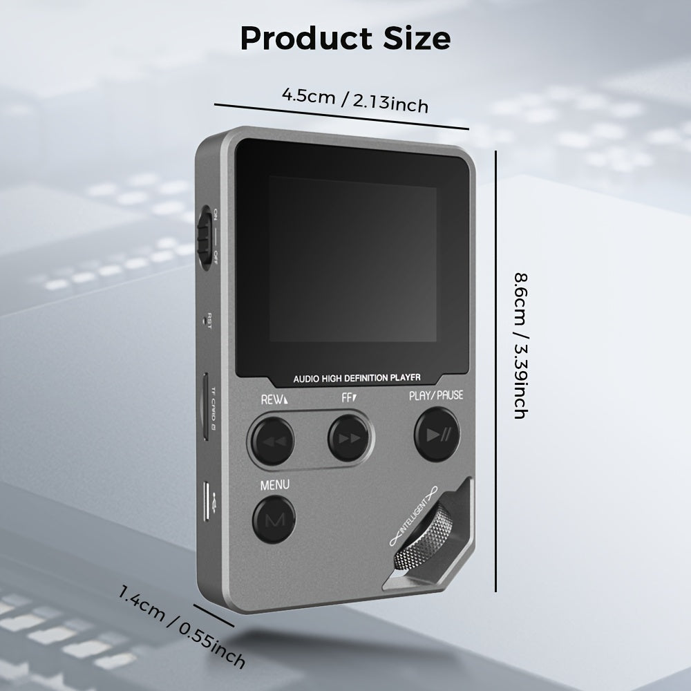 High Fidelity Music Player with Long Battery Life and Recording Function