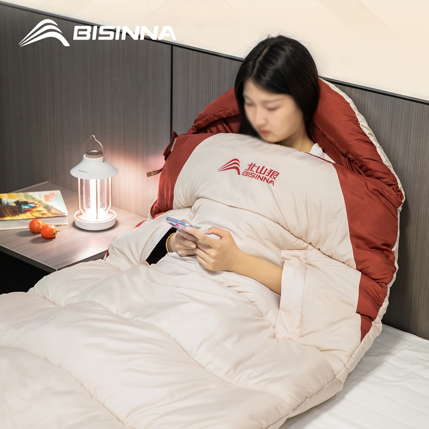 BISINNA All-Season Portable Camping Sleeping Bag for Outdoor Adventures