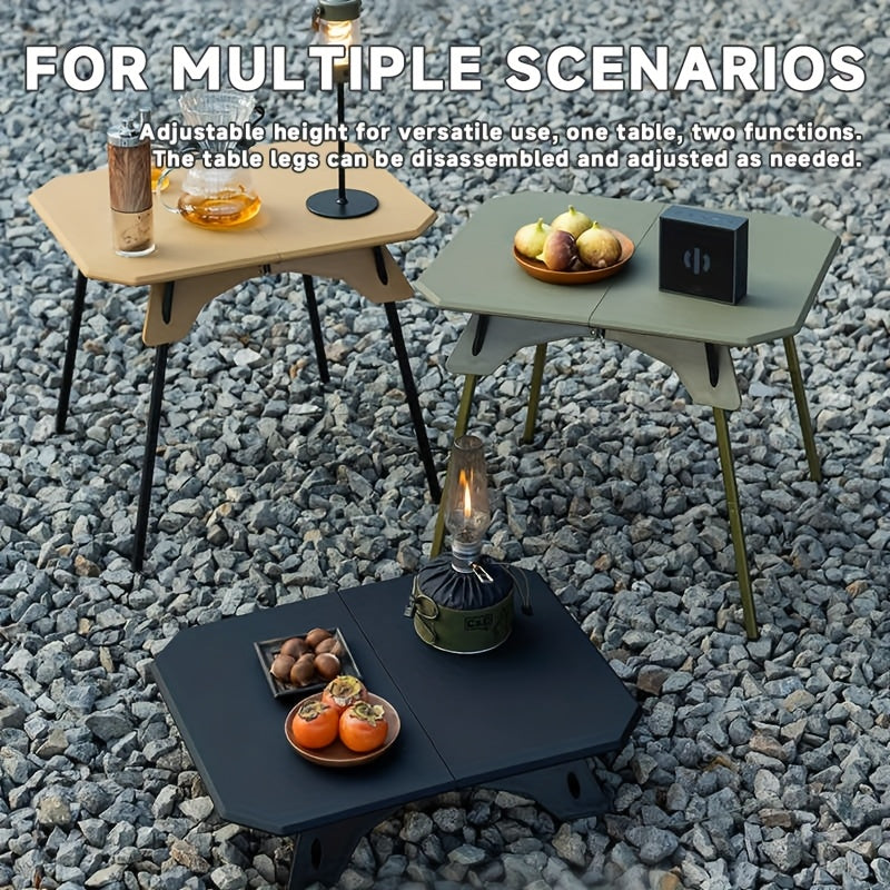 Portable Folding Table Dual Use Indoor Outdoor Camping