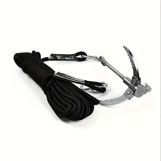 Heavy Duty Grappling Hook 880lb Capacity Stainless Steel