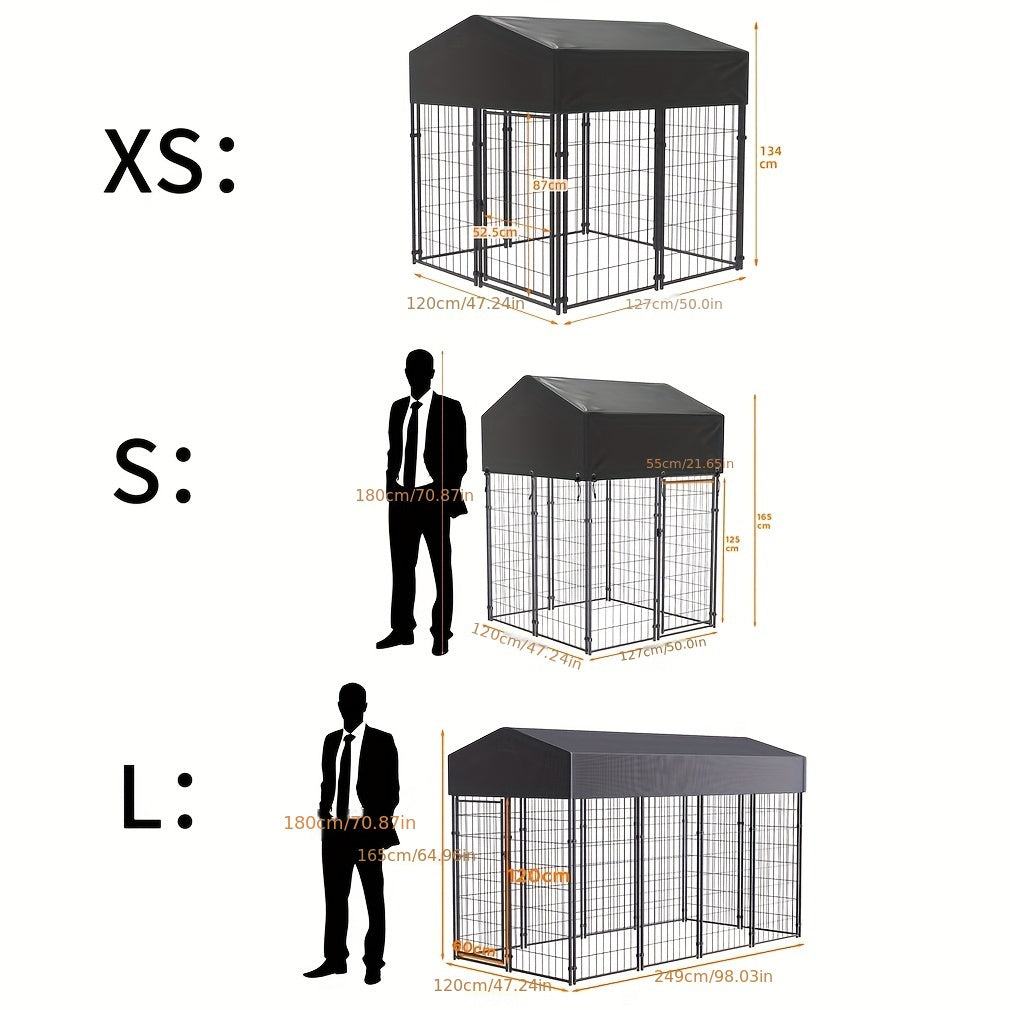Metal Dog Kennel Outdoor Welded Wire Heavy Duty Pet Playpen