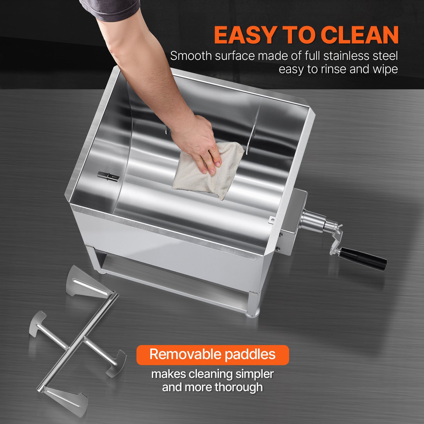 Manual Meat Mixer For Sausage And Ground Meat Mixing