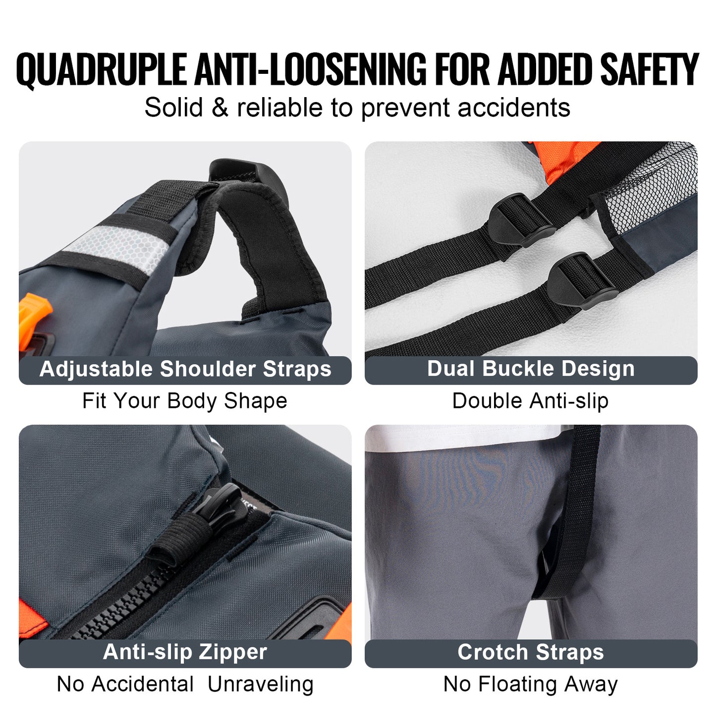 Vevor Watersports Life Vest PFD 80N Buoyancy Jacket